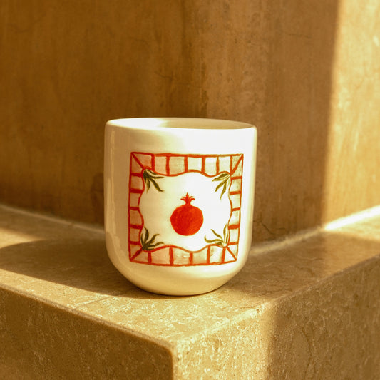 Handmade Pomegranate Season Cups