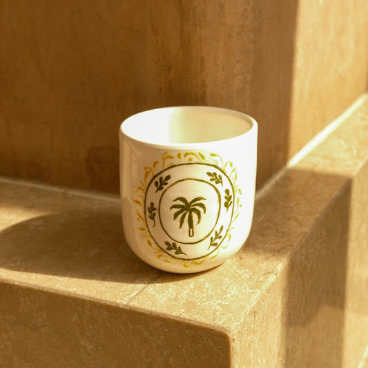 Handmade Cups, Palm Tree