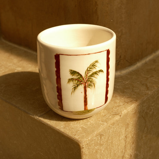 Handmade Cups, Palm Tree