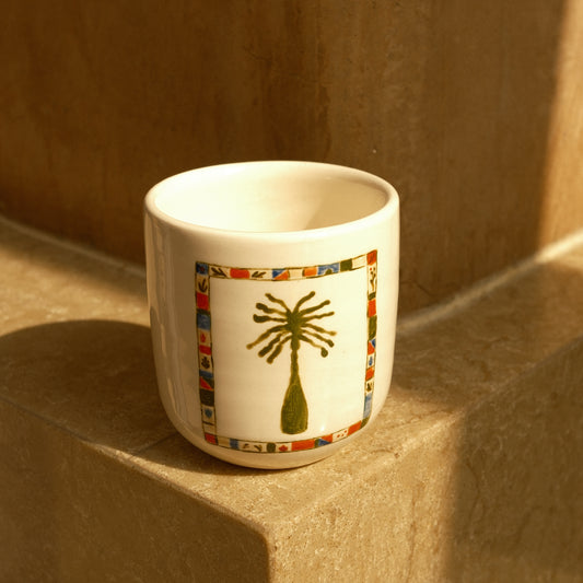 Handmade Cups, Palm Tree
