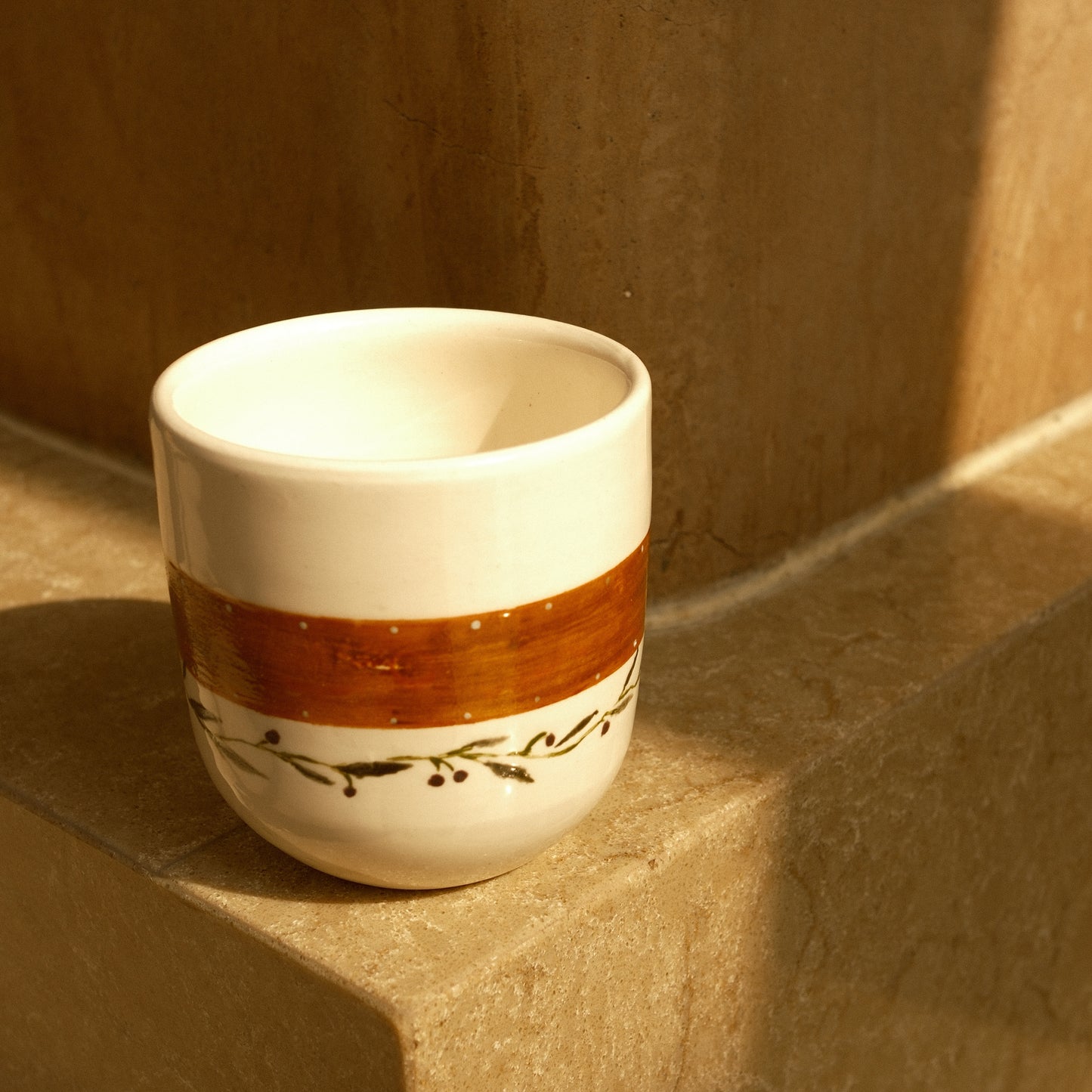 Handmade Cups, Olive