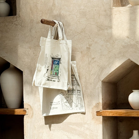 حقيبة قماشية لباب من سمائل | Samail Tote Bag